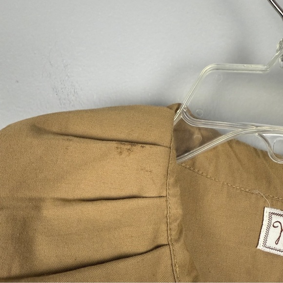 Anthropologie Mille Renata Ruffle Belted Button Ruffle Trench - Picture 11 of 14